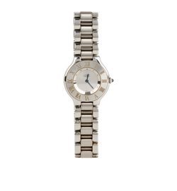 Cartier Must21 Watch, Sterling Silver, Silver, B, 2*
